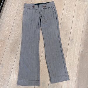 Fossil “Kate” Wide Leg Grey Woman’s Pants (6) NWOT